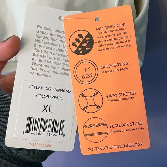 Double Lined White Sports Bra - Picture 3 of 6